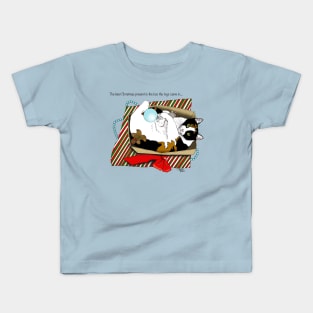 Christmas Toy Box Cat Kids T-Shirt